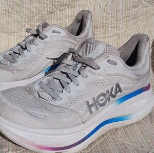 Hoka Bondi 9 Wide 1162014 Women's Size 8W Summer Song Ice Water Running Shoes 👟